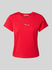 Review T-Shirt mit Motiv-Stitching Kirsche