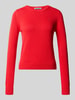 REVIEW Slim Fit Pullover aus reiner Baumwolle Rot