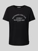 Tom Tailor Denim Regular Fit T-Shirt aus reiner Baumwolle Black