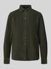 Gant Corduroy blouse met knoopsluiting Donkergroen