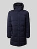 Christian Berg Men Steppjacke mit Kapuze Marine