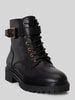 Lauren Ralph Lauren Schnürstiefel aus echtem Leder Black
