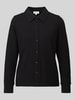 s.Oliver RED LABEL Relaxed Fit Langarmbluse aus Baumwoll-Mix Black