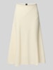 BOSS Rok in A-lijn van gekookte scheerwol, model 'VICENA' Offwhite