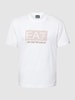 EA7 Emporio Armani T-Shirt mit Label-Design Weiß