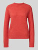 BOSS Orange Regular Fit Strickpullover aus Woll-Mix mit Alpaka Modell 'C_FESPERANASY' Rot