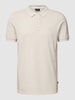 JOOP! Jeans Koszulka polo o kroju regular fit w jednolitym kolorze model ‘Ambrosio’ Złamany biały
