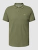 s.Oliver RED LABEL Poloshirt met logostitching Rietgroen