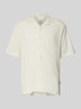 Redefined Rebel Regular Fit Freizeithemd mit Reverskragen Modell 'PAUL' Offwhite