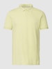 s.Oliver RED LABEL Poloshirt met logostitching Lichtgeel