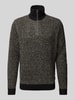 Jack & Jones Sweter z dzianiny z golfem model ‘COSPACE’ Czarny