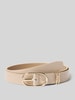 Tommy Hilfiger Ledergürtel mit ovaler Schnalle Beige
