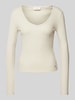 Calvin Klein Jeans Longsleeve mit Label-Patch Beige