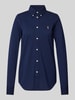 Polo Ralph Lauren Overhemdblouse met button-downkraag Marineblauw