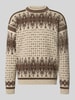 Dale of Norway Regular fit pullover van zuivere wol model 'Albertville' Beige gemêleerd
