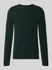 JACK & JONES Regular Fit Pullover aus reiner Baumwolle Modell 'Hill' Dunkelgruen