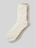 camano Socken aus Teddyfell Modell 'POMPOM' Sand