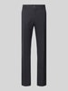 Selected Homme Spodnie garniturowe o kroju slim fit z domieszką wełny i lnu model 'OASIS' Czarny