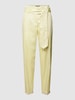 Marc Cain Stoffen broek met labeldetail Lichtgroen