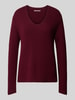 (The Mercer) N.Y. Gebreide pullover van kasjmier met boothals Bordeaux