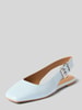 BIANCO Slingback-ballerina's met doornsluiting Lichtblauw