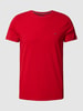 Tommy Hilfiger T-Shirt mit Label-Detail Rot
