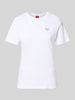 HUGO Regular Fit T-Shirt aus reiner Baumwolle Modell 'Damacia_9' Weiss