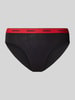 HUGO Slip met label in band, model 'CAROUSEL' Rood