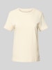 Tom Tailor Regular fit T-shirt van puur katoen Beige