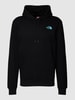 The North Face Hoodie mit Label-Print Black