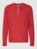 Polo Ralph Lauren Longsleeve mit Label-Stitching Rot