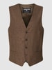 Strellson Gilet met V-hals Middenbruin