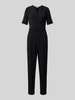 ZABAIONE Jumpsuit in Wickel-Optik Black