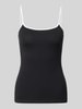 REVIEW Top mit Karree-Ausschnitt Black