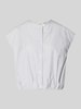 Weekend Max Mara Boxy Fit Kurzarmbluse aus reiner Baumwolle Modell 'GELATINA' Weiss