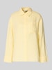 s.Oliver RED LABEL regular fit overhemdblouse van puur linnen Lichtgeel