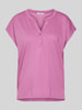 Tom Tailor T-Shirt mit Tunikakragen Pink