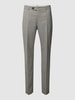 Windsor Stoffen broek met Franse steekzakken, model 'Santios' Lichtgrijs
