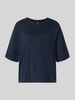 Soyaconcept Boxy Fit T-Shirt aus Bio-Baumwolle Modell 'Derby' Marine