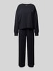 Polo Ralph Lauren Pyjama mit Label-Stitching Black