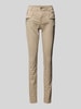 Buena Vista Skinny Fit Jeans mit Gesäßtaschen Beige