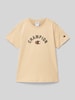 CHAMPION T-Shirt mit Label-Print Sand
