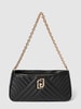Liu Jo White Handtasche in Leder- und Stepp-Optik Schwarz