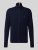 Tommy Hilfiger Strickjacke mit Stehkragen Marine