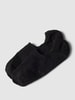 camano Sneakersocken mit Label-Detail Modell 'INVISIBLE' Black