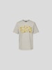 Billionaire Boys Club T-Shirt mit Label-Print Hellgrau