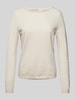 Marc O'Polo Regular Fit Pullover mit U-Boot-Ausschnitt Sand