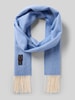 Ascot Sjaal van een mix van wol en kasjmier Bleu