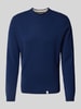 Colours & Sons Strickpullover mit Label-Details Marine