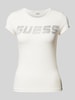 Guess Activewear T-Shirt mit Strasssteinbesatz Modell 'KIARA' Fuchsia